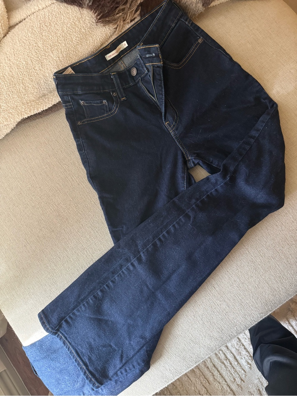 Dark Blue womens Jeans - Classic Straight Fit